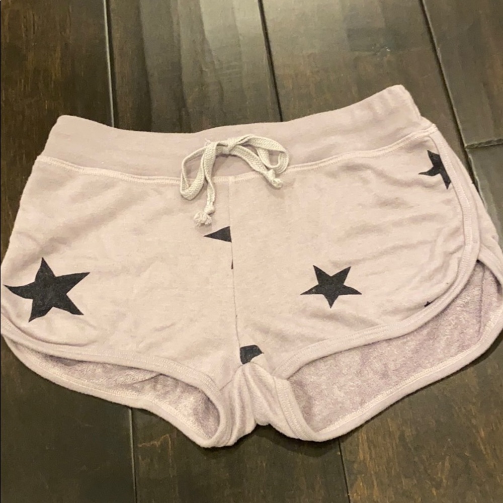 Lavender with black stars shorts